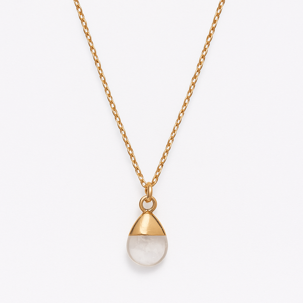 Ethereal Gemstone Pendant Necklace