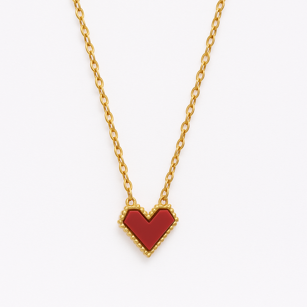Scarlet Heart Waterproof Necklace