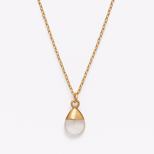 Ethereal Gemstone Pendant Necklace