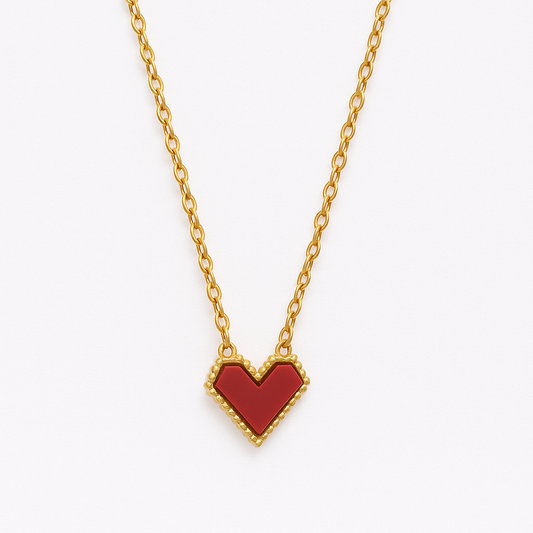 Scarlet Heart Waterproof Necklace